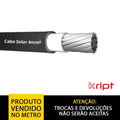 Cabo Solar 4mm² Preto Kript (Vendido no metro)