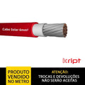 Cabo Solar 6mm² Vermelho Kript (Vendido no metro)