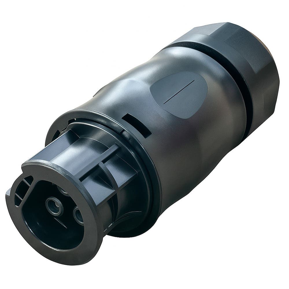 Conector Solar Corrente Alternada Fêmea Para Microinversor