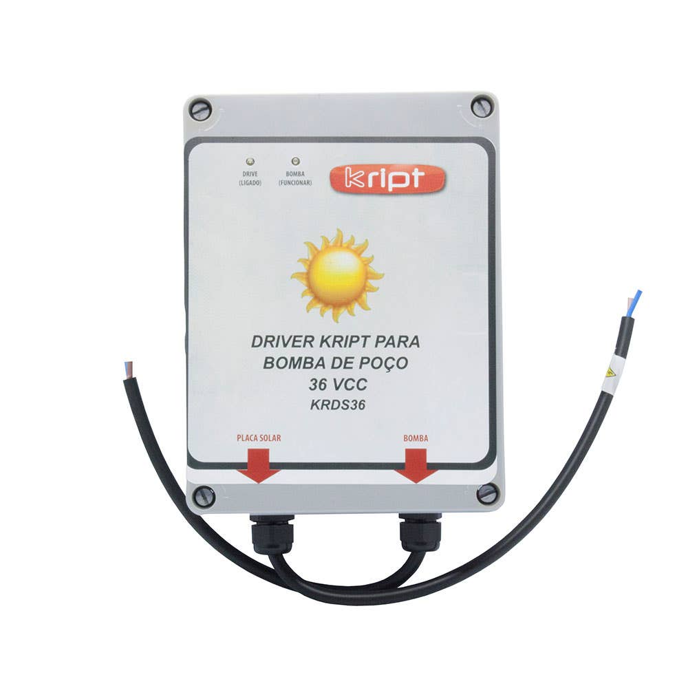 Driver Solar 36Vcc para Bomba d'Água Sapeca KRDS36 Kript